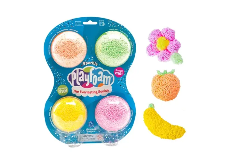 Learning resources playfoam // sparkle 4 pack