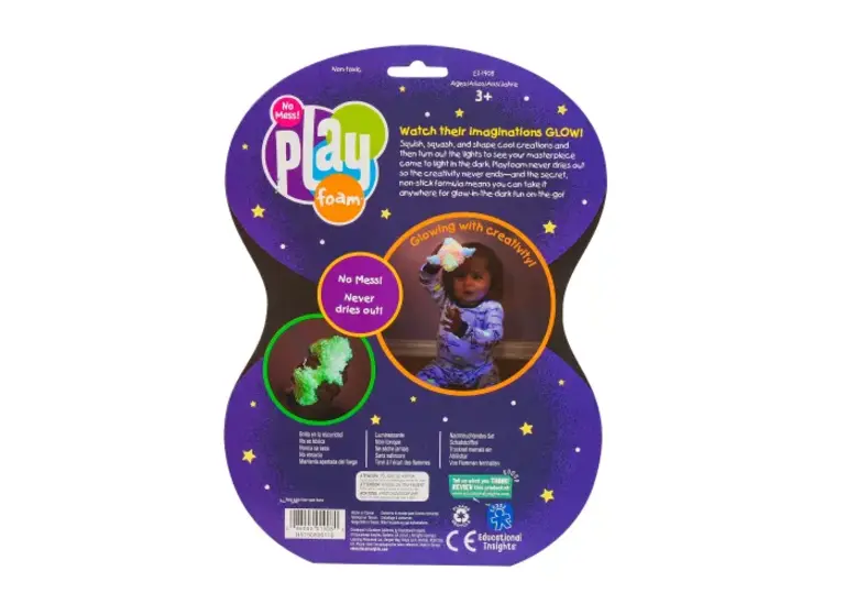 Learning resources playfoam // glow in the dark 4 pack