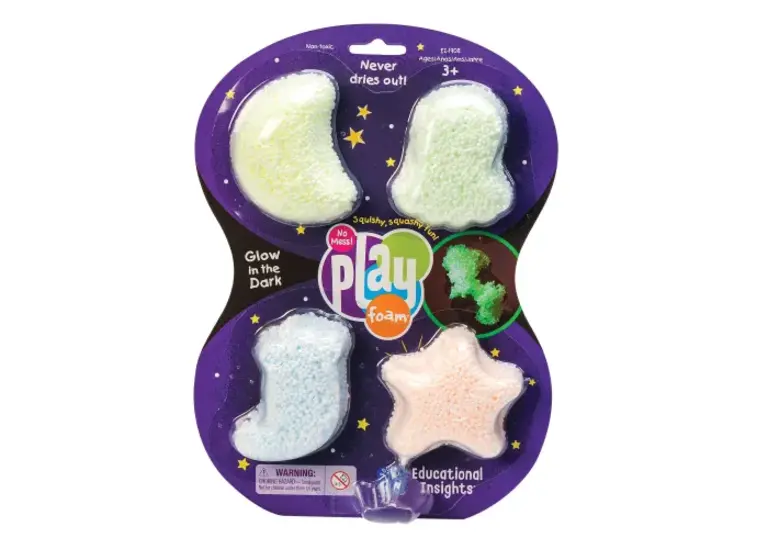 Learning resources playfoam // glow in the dark 4 pack
