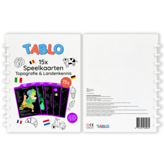 Tablo speelkaarten // topografie & landenkennis