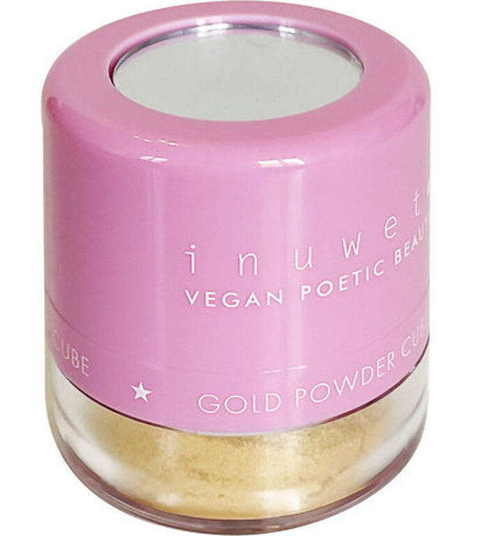 inuwet power cube // gold glitter