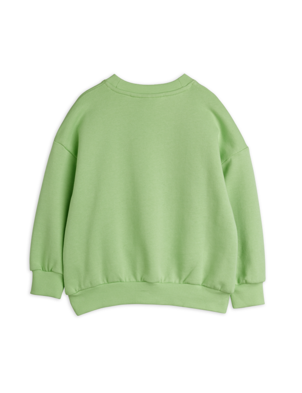 Mini Rodini doggie chenille sweatshirt // green