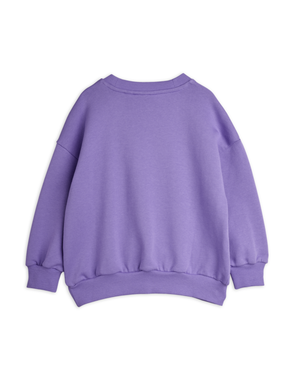 Mini Rodini heart in shoes emb sweatshirt // purple
