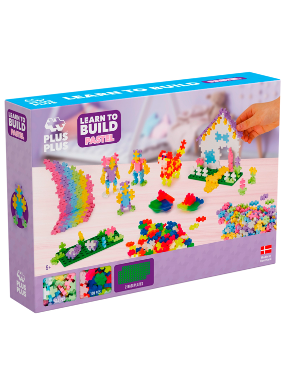 Plus Plus Learn to Build // pastel  600pcs