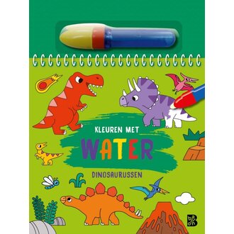 Boeken Kleuren met water - Dino's