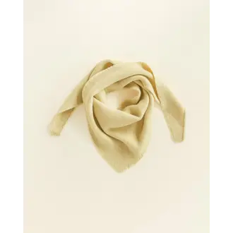 hvid triangle scarf josephina // light yellow