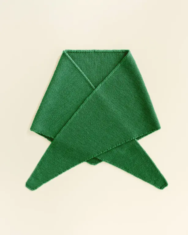 hvid triangle scarf josephina // grass