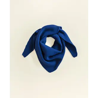 hvid triangle scarf josephina // cobalt blue