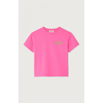 American Vintage fizvalley tee //rose fluo