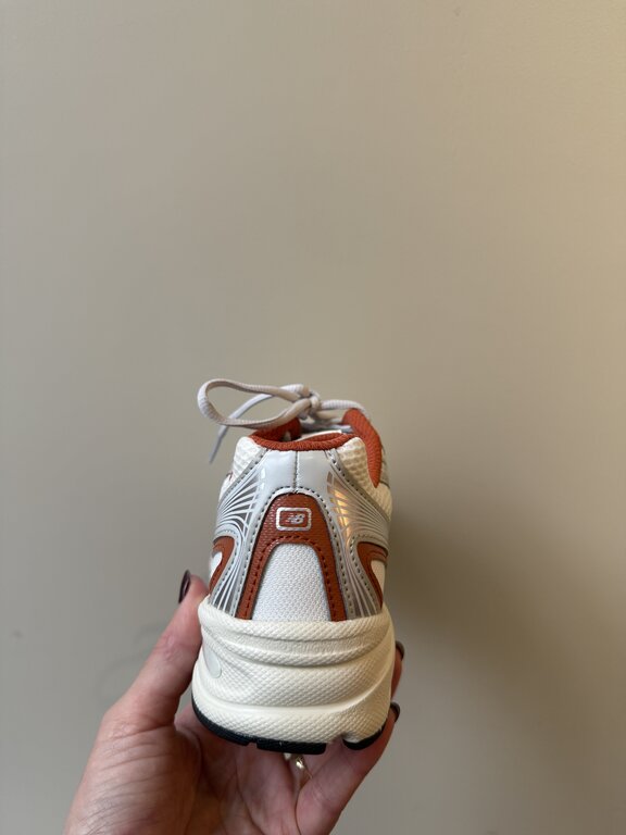 New Balance 740 teens // silver metallic / cinnamon