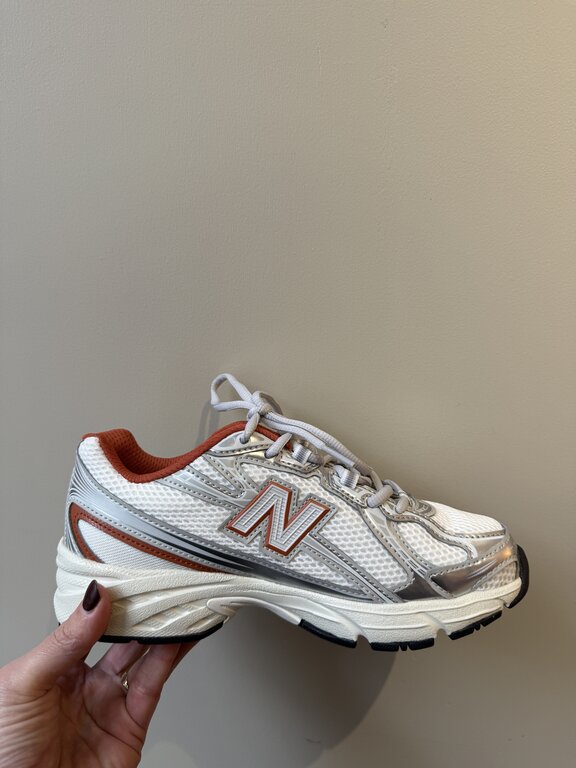 New Balance 740 teens // silver metallic / cinnamon