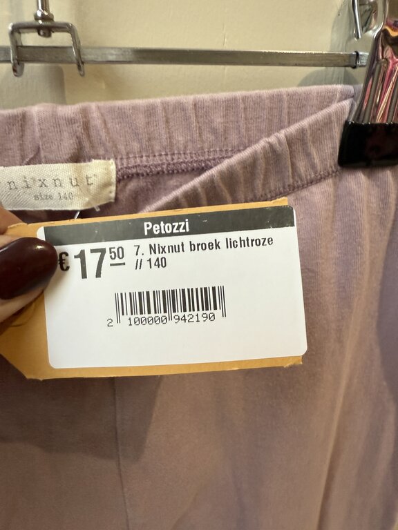 Preloved 7. Nixnut broek lichtroze // 140
