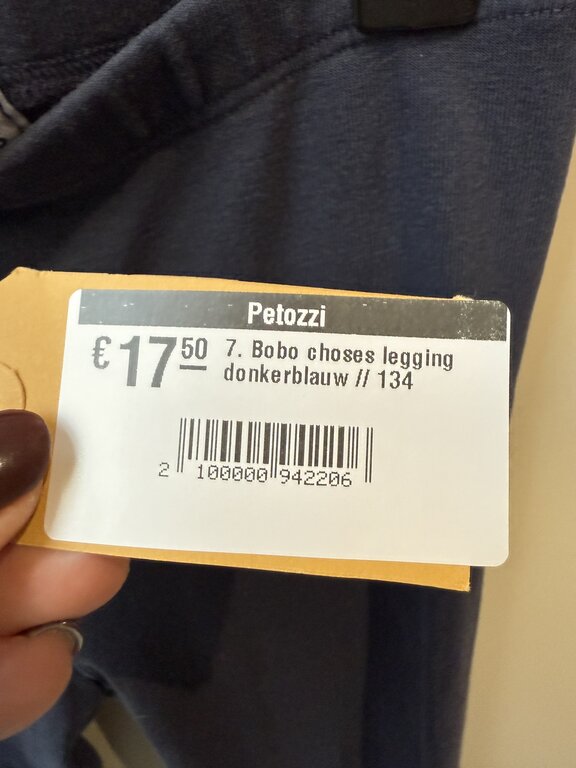 Preloved 7. Bobo choses legging donkerblauw // 134
