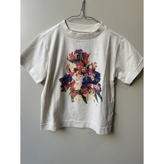 Preloved 19. Repose t-shirt met bloemen meerkleurig // 98