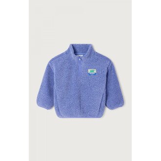 American Vintage hoktown half zip // provence chine