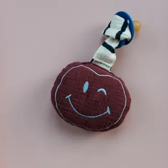 Atelier Pomme pacifier cloth pomme // burgundy boo