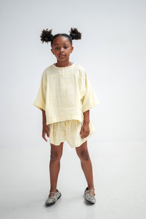 Repose Ams skirt short // soft yellow