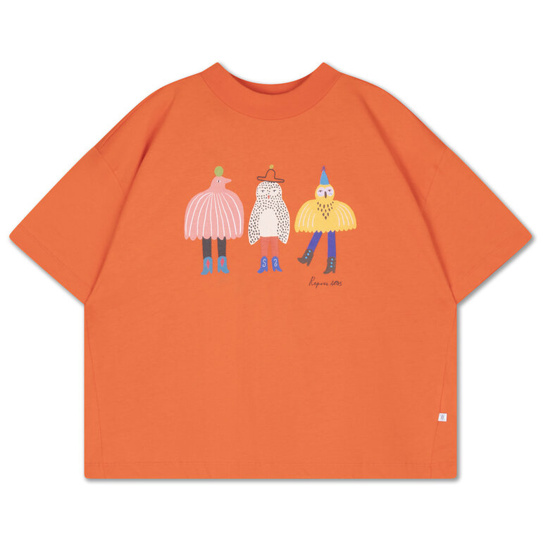 Repose Ams boxy tee // flame red