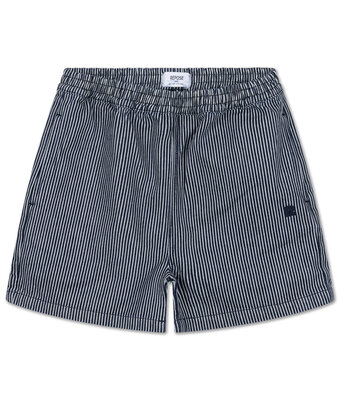 no sweat short // blue stripe