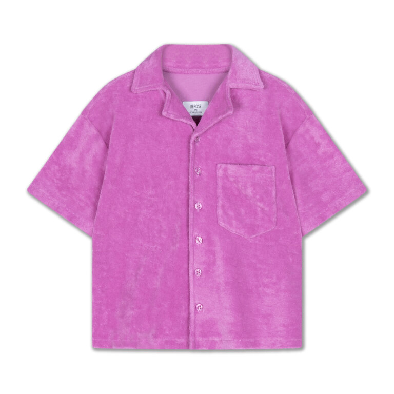 Repose Ams cropped shirt // mauve orchid