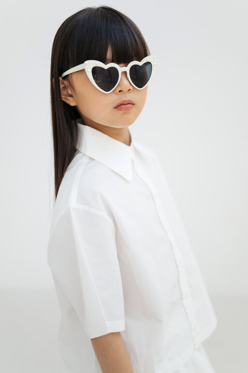 Repose Ams boxy blouse // crisp white