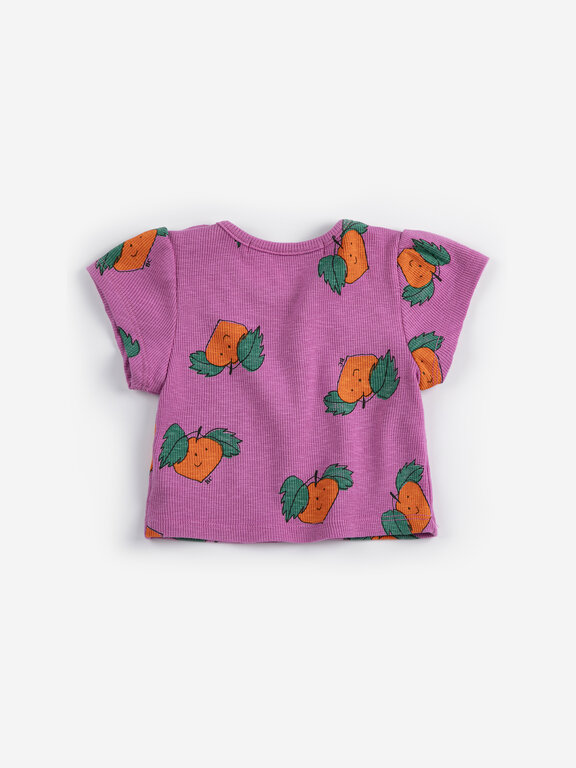 Bobo Choses tangerine all over tshirt // baby