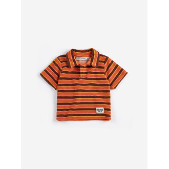 Bobo Choses striped brick terry cloth polo // baby
