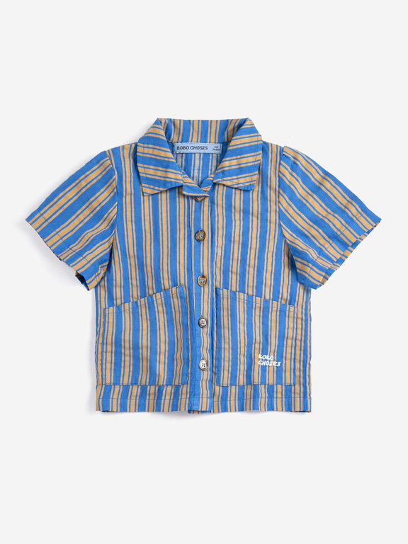 Bobo Choses new hairline woven shirt // baby