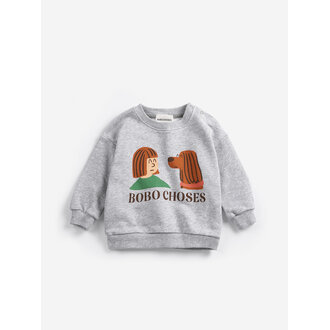 Bobo Choses friends in a pickle sweatshirt // baby
