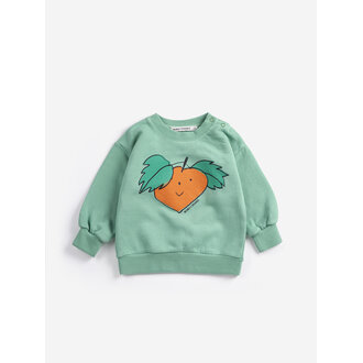 Bobo Choses tangerine sweatshirt // baby