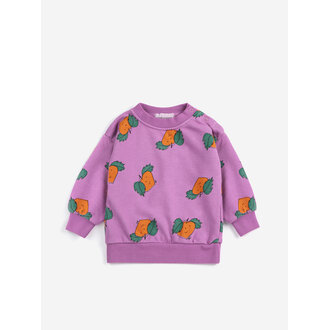 Bobo Choses tangerine all over sweatshirt // baby