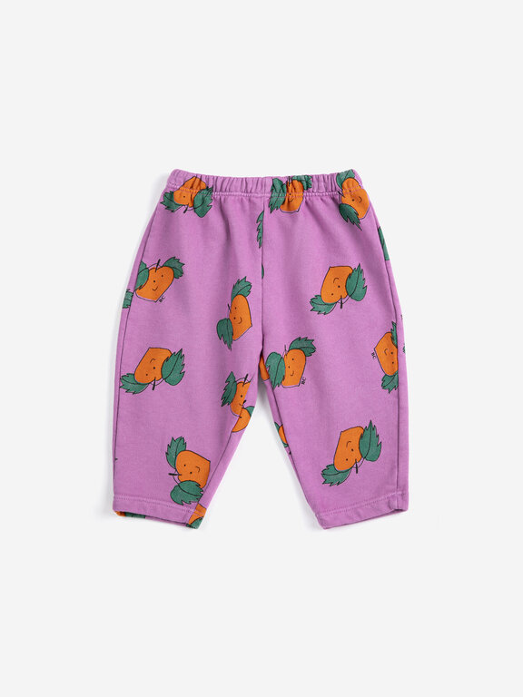 Bobo Choses tangerine all over jogging pants // baby