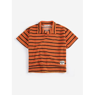 Bobo Choses striped brick terry cloth polo // kids