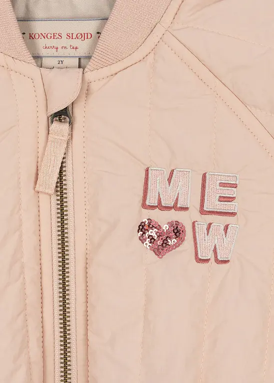 Konges Slojd juno kitty bomber // cameo rose