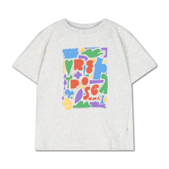 Repose Ams tee shirt //  light mixed cream