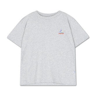 Repose Ams tee shirt // grey melange
