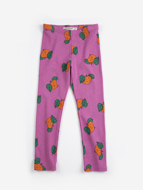 Bobo Choses tangerine all over leggings // kids