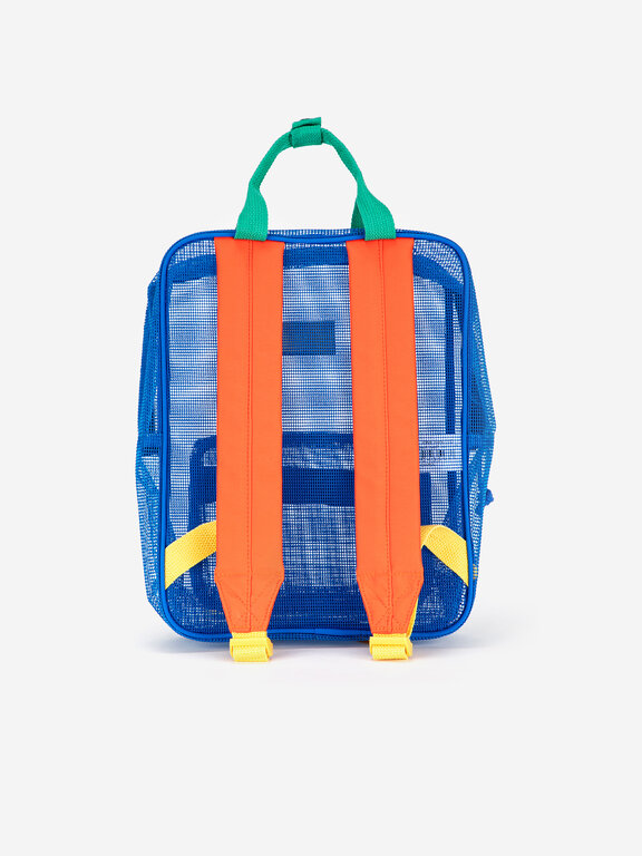 Bobo Choses Bobo Choses color block mesh backpack