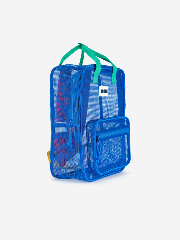 Bobo Choses Bobo Choses color block mesh backpack