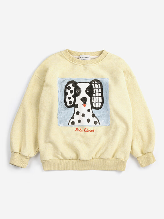Bobo Choses van dog sweatshirt // kids