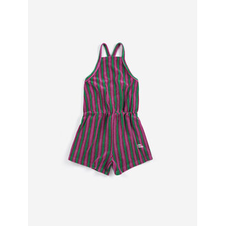 Bobo Choses striped terry cloth playsuit // kids