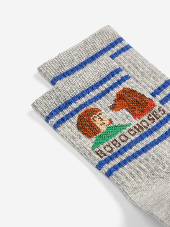 Bobo Choses friends in a pickle short socks // kids
