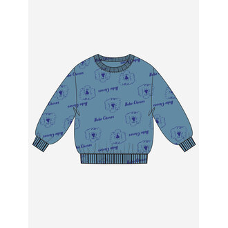 Bobo Choses pickles the dog all over sweatshirt // kids