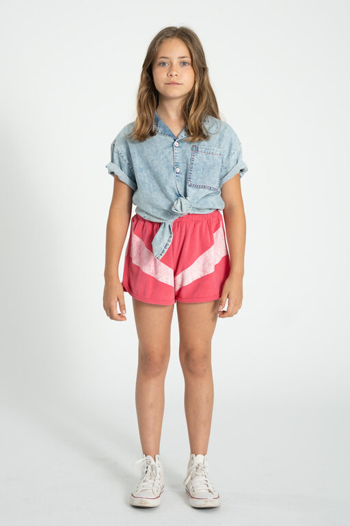Piupiuchick shorts // pink w white stripes