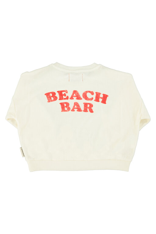 Piupiuchick sweatshirt // ecru w ice cream print