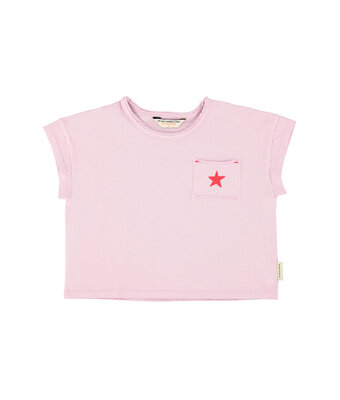 tshirt // lilac w A print