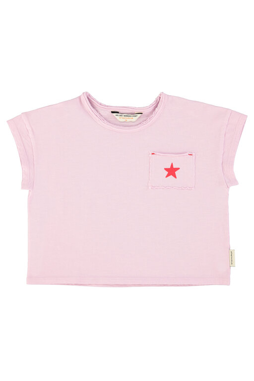 Piupiuchick tshirt // lilac w A print