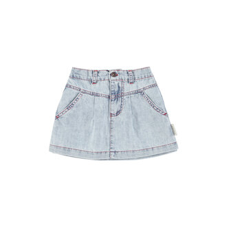 Piupiuchick short skirt // blue light denim