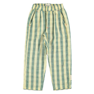 Piupiuchick unisex trousers // light yellow checkered