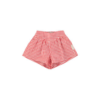 Piupiuchick shorts // red & ecru checkered